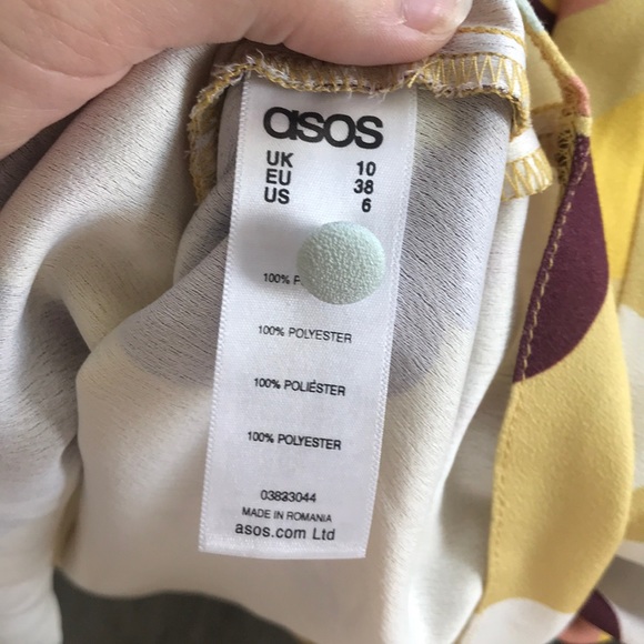 ASOS yellow floral retro shift dress - Picture 6 of 7